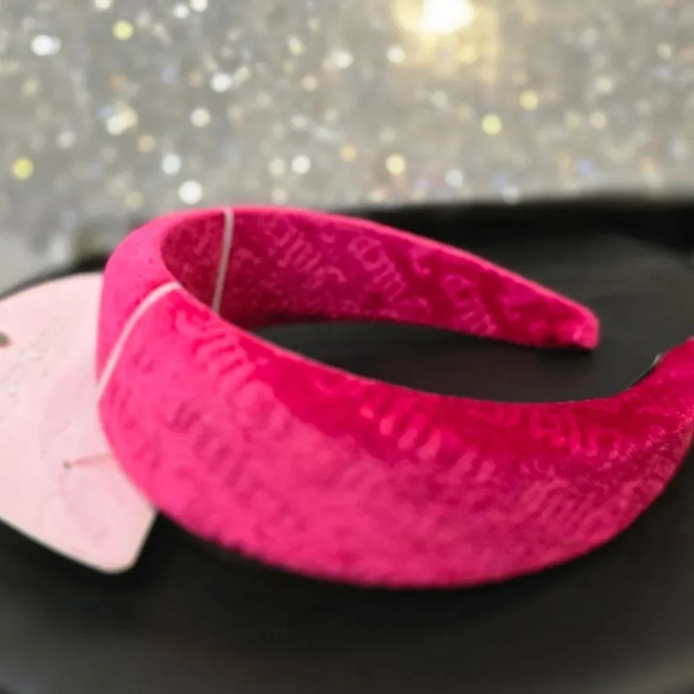 Juicy Couture Juicy Signature Logo Logo Velour‎ Headband